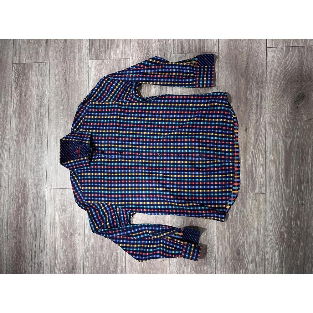 Bertigo Men's Casual Long Sleeve Button-Up Shirt